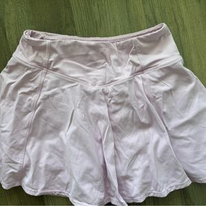 Women's Light Pink Workout Skort